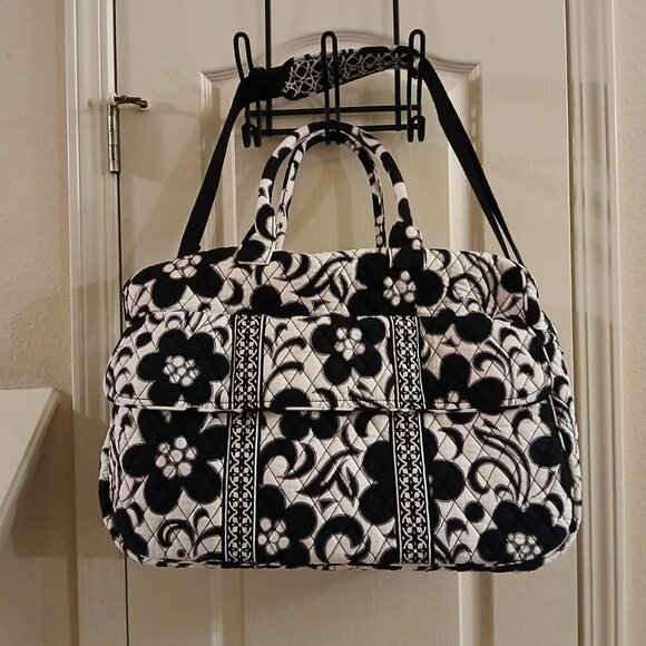 Vera Bradley Night and Day Print Large Weekender & Hanging Toiletry Bag - Picture 1 of 8